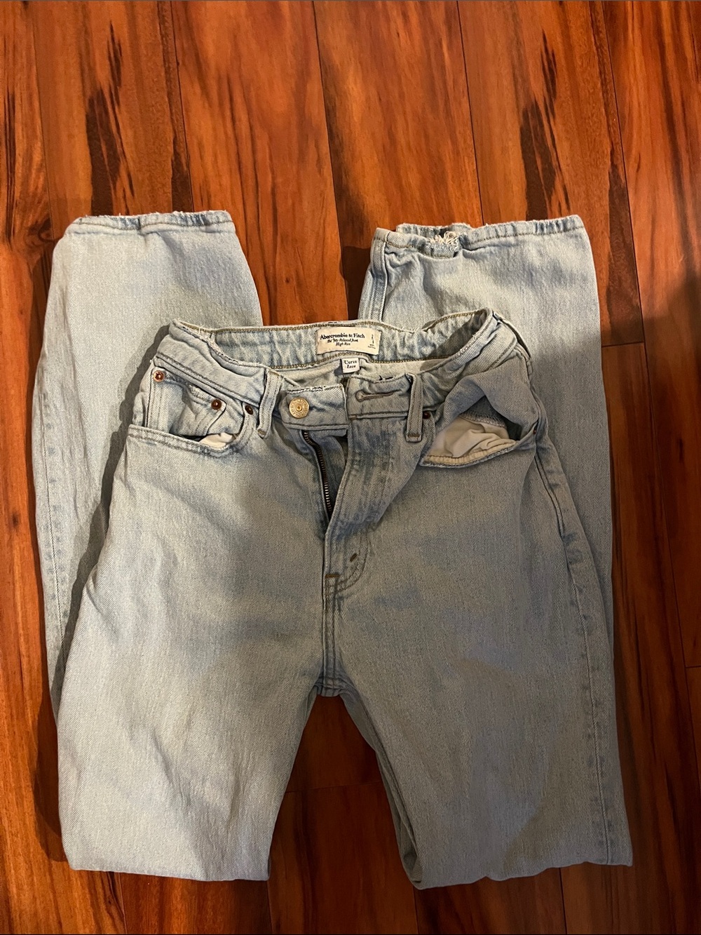 Abercrombie & Fitch Light Blue Straight Jeans